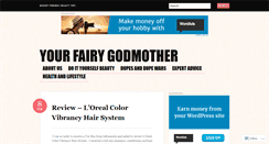 Desktop Screenshot of fairygodmotherbeautyblog.com